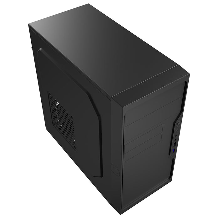 CiT Work Micro-ATX PC Case with USB 3.0, HD Audio, and Efficient Cooling Compact Steel Design for Home and Office Builds - IT Supplies Ltd