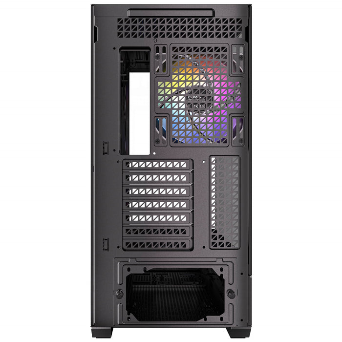 Antec C7 ARGB Mid Tower Tempered Glass PC Gaming Case - Black, 3x 120mm & 1x 140mm ARGB Fans, USB 3.2 Gen2, EATX/ATX/mATX/mITX Support - IT Supplies Ltd