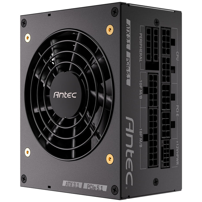 Antec SF850X 850W Power Supply - 80 PLUS Gold Certified, Fully Modular, SFX 4.1, ATX 3.1, PCIe 5.1 Ready - IT Supplies Ltd