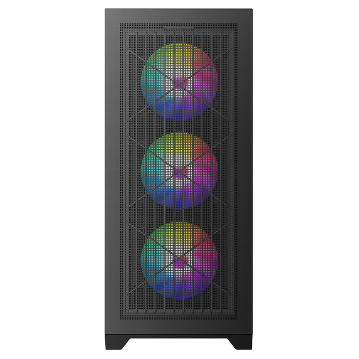 CRONUS Phanes Gaming PC Case, Mid Tower with Tempered Glass, ARGB Lighting, Enhanced Connectivity, and Superior Airflow, ATX, Micro ATX, Mini-ITX, and E-ATX - IT Supplies Ltd