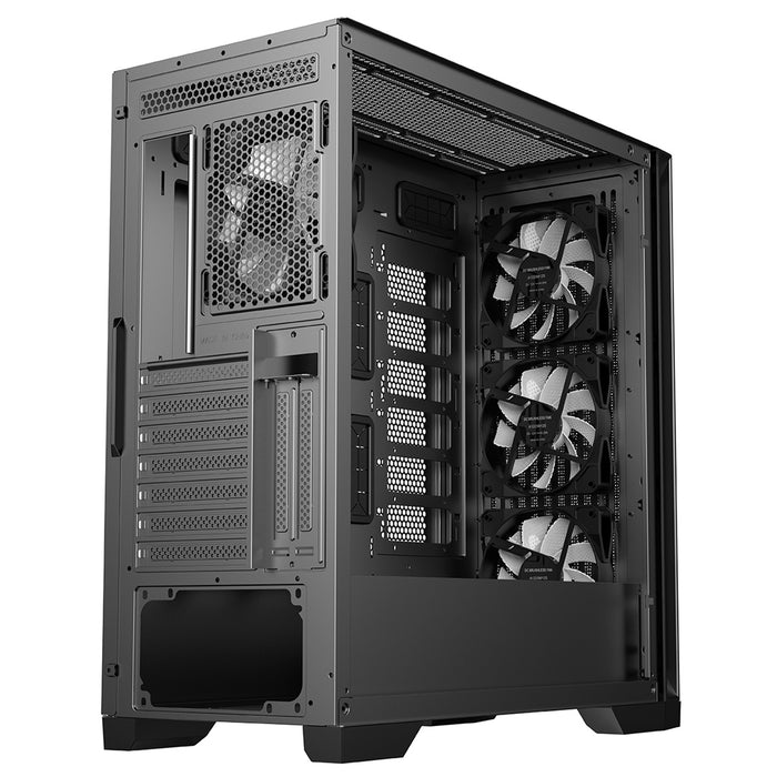 CRONUS Phanes Gaming PC Case, Mid Tower with Tempered Glass, ARGB Lighting, Enhanced Connectivity, and Superior Airflow, ATX, Micro ATX, Mini-ITX, and E-ATX - IT Supplies Ltd