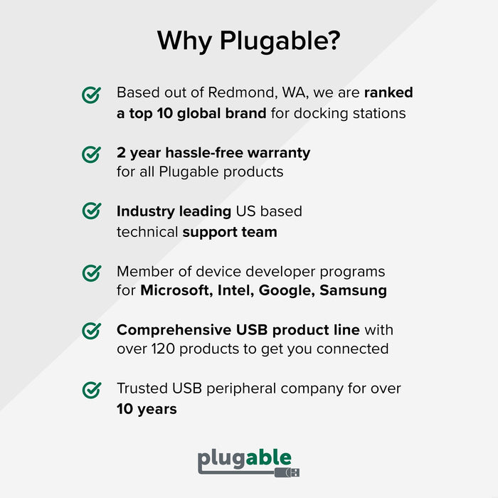 Plugable USBC-E1000 USB-C to Gigabit Ethernet Adapter