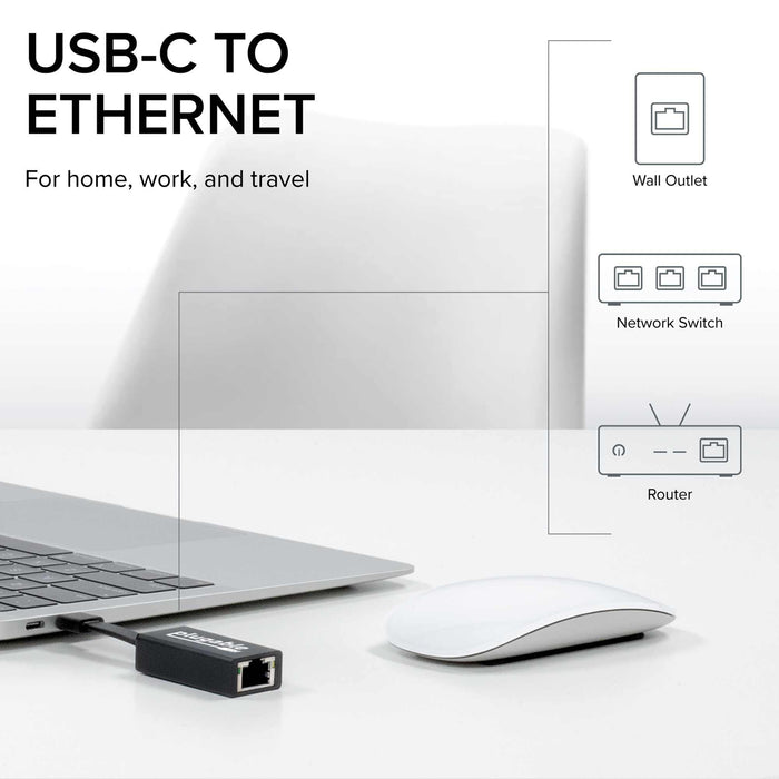 Plugable USB-TE1000 USB-C to Gigabit Ethernet Adapter