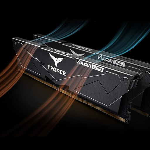 Team T-Force Vulcan 32GB System Memory (2 x 16GB), DDR5, Black - IT Supplies Ltd