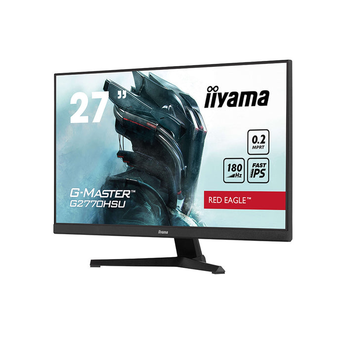 iiyama G-Master GB2770HSU-B6 Red Eagle 27 Inch Monitor Gaming Monitor, Black, Ultra Slim Bezel, Fast IPS IGZO, 180Hz, 0.2ms - IT Supplies Ltd