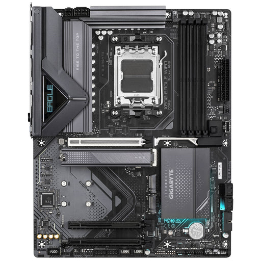 Gigabyte X870 AORUS ELITE WIFI7 AMD AM5 Socket Motherboard, ATX, 4x DDR5 Slots, 3x M.2 Sockets, 3x USB-C Port, Fitted I/O Shield, 2.5GbE LAN, Wi-Fi 7, 2x HDMI Port / 2x USB-C (USB4) - IT Supplies Ltd