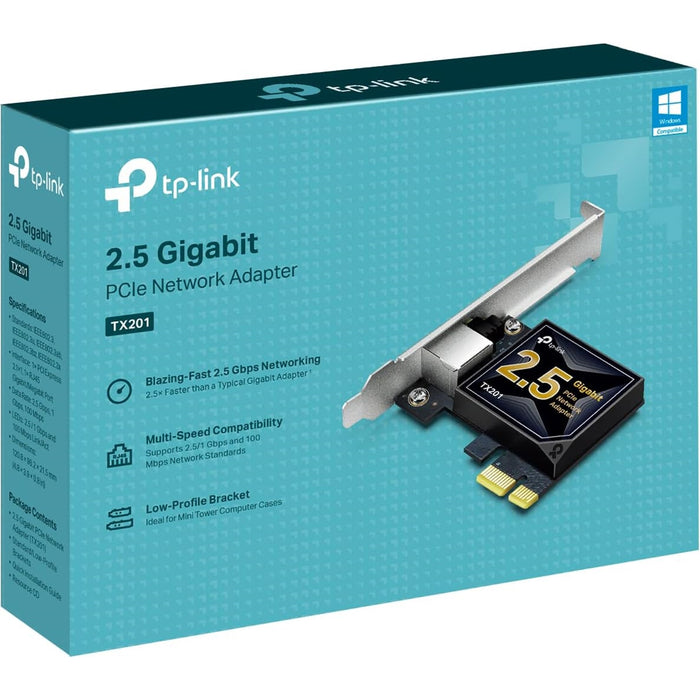 TP-Link TX201 2.5GbE Gigabit PCI Express Network Adapter - IT Supplies Ltd