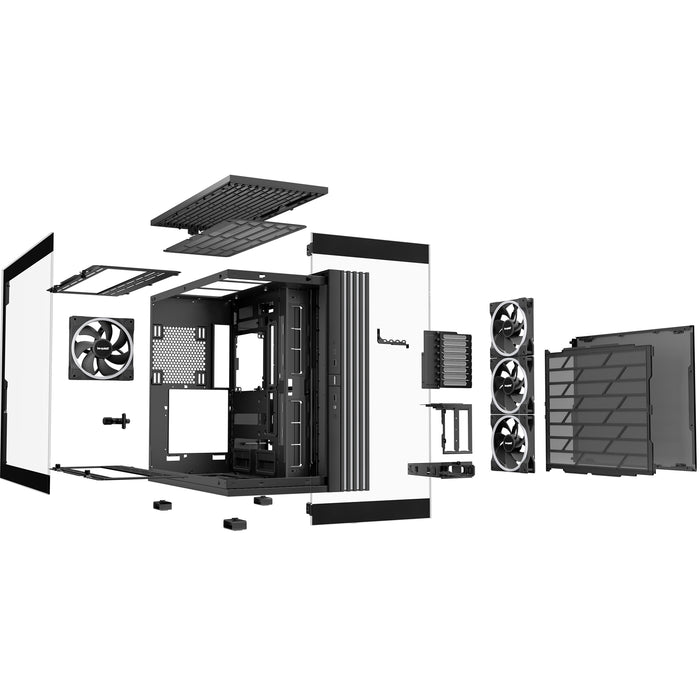 be-quiet! Light Base 900 FX, Black, Full Tower E-ATX Case, Massive ARGB LED Strip, Full Windowed Design, 4 Light Wings 140mm PWM fans included - IT Supplies Ltd