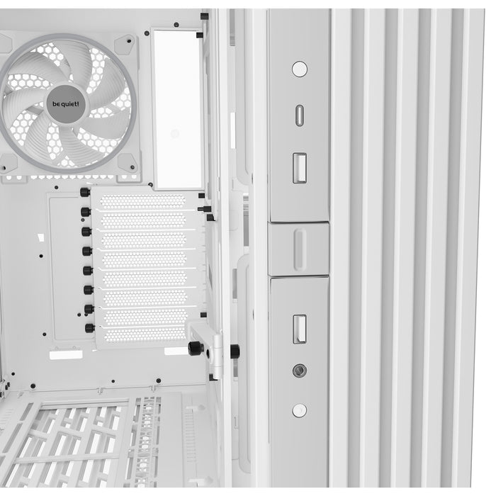 be-quiet! Light Base 900 FX, White, Full Tower E-ATX Case, Massive ARGB LED Strip, Full Windowed Design, 4 Light Wings 140mm PWM fans included - IT Supplies Ltd