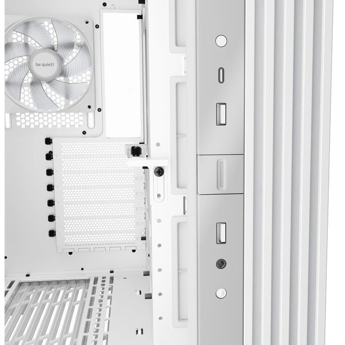 be-quiet! Light Base 600 LX, White, Midi-Tower ATX Case, Massive ARGB LED Strip, Full Windowed Design, 4x Light Wings LX 120mm PWM fans included - IT Supplies Ltd