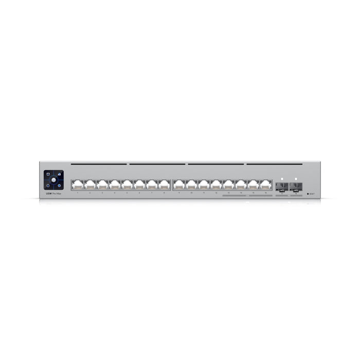 Ubiquiti USW-PRO-MAX-16 UniFi Pro Max 16 Port Gigabit Layer 3 Managed Non-POE Switch - IT Supplies Ltd