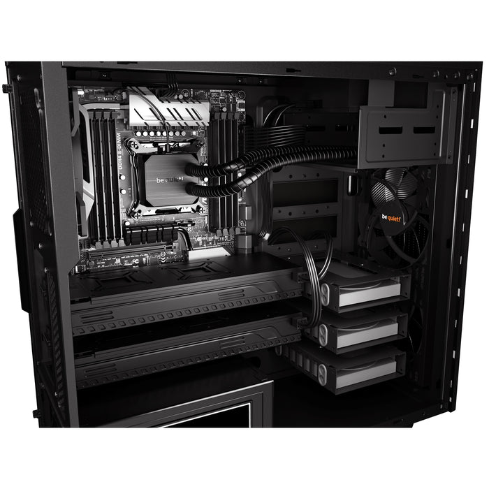 be quiet! Pure Base 600 Case, Silver, Mid Tower, 2 x USB 3.2 Gen 1 Type-A, 3 x Pure Wings 2 Black PWM Fans Included, Completely Sound Insulated with Dampening Materials, Adjustable Top Cover Vent - IT Supplies Ltd