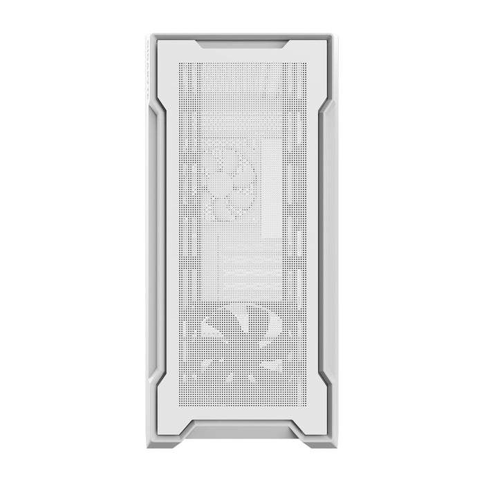 Gigabyte C102 GLASS ICE Mid-Tower Case, White, Tempered Glass Side Panel, USB 3.0 x2, 360mm Liquid Cooling Support, Pre-installed 120mm Fans, RGB Lighting Support, Magnetic Front Panel, PSU Shroud - IT Supplies Ltd