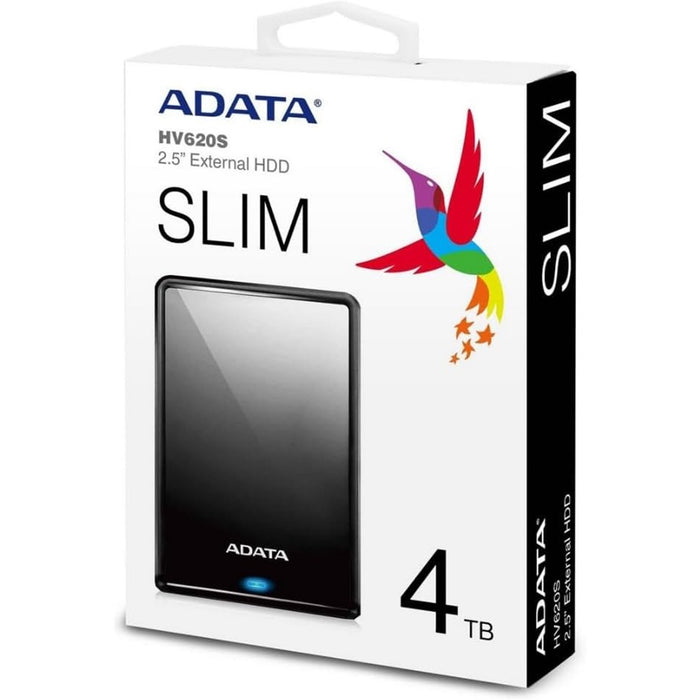 Adata HV620S 4TB USB 3.1 2.5 Inch Portable External Hard Drive, Black - IT Supplies Ltd