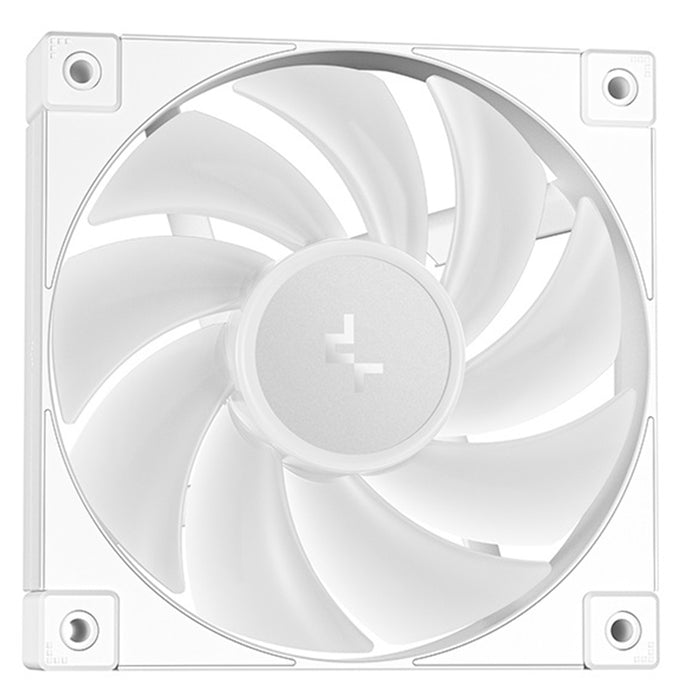 DeepCool LT240 Liquid CPU Cooler, 240mm Radiator, Dual 120mm ARGB Fans, Infinity Mirror Top Cap, Silent Operation, Anti-Leak Tech, White - IT Supplies Ltd