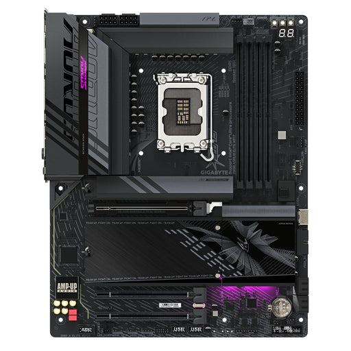 Gigabyte Z890 AORUS ELITE WIFI7 Intel 1851 Socket Motherboard, ATX, 4x DDR5 Slots, 4x M.2 Sockets, 2x USB-C Port, Fitted I/O Shield, 2.5GbE LAN, Wi-Fi 7, 1x DisplayPort / 1x HDMI / 1x USB-C (USB4) - IT Supplies Ltd