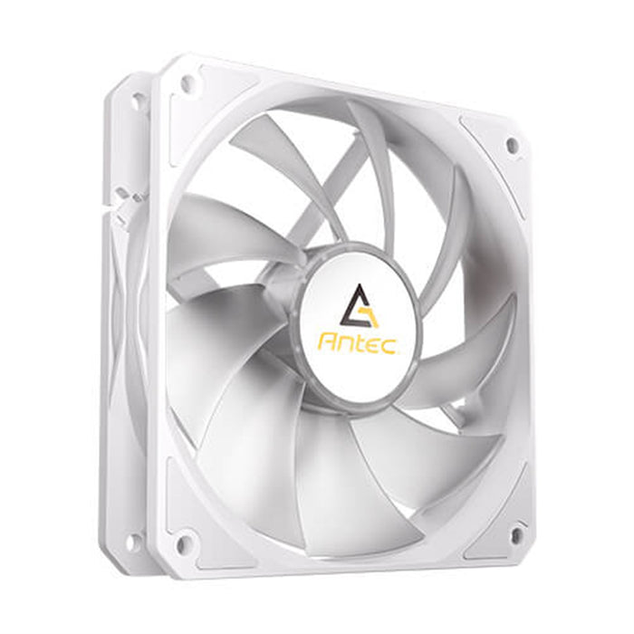 Antec P12R ARGB PWM 120mm Fan 3 Pack - 4-Pin, White, High-Airflow Cooling, 9-Blade Design with Anti-Vibration Pads - IT Supplies Ltd