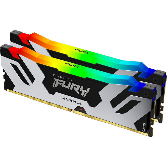 Kingston FURY Renegade KF568C36RSAK2-32 32GB (2x16GB) RGB System Memory, 6800MT/s, DDR5, CL36, DIMM, AMD EXPO Certified