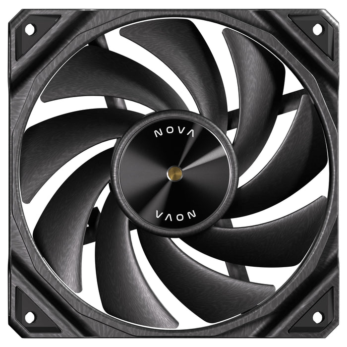 Antec NOVA 120 PWM Fan - High-Performance Cooling with Fluid Dynamic Bearing, Precise Three-Phase Speed Control, Industrial-Grade Metal Construction, and Dustproof Design