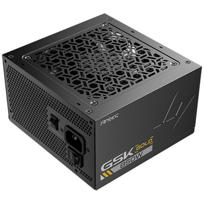 Antec GSK ATX3.1 850W Power Supply, 80 PLUS Gold, Full Modular, PCIe 5.1, JP Capacitors, Silent FDB Fan, CircuitShield Protection