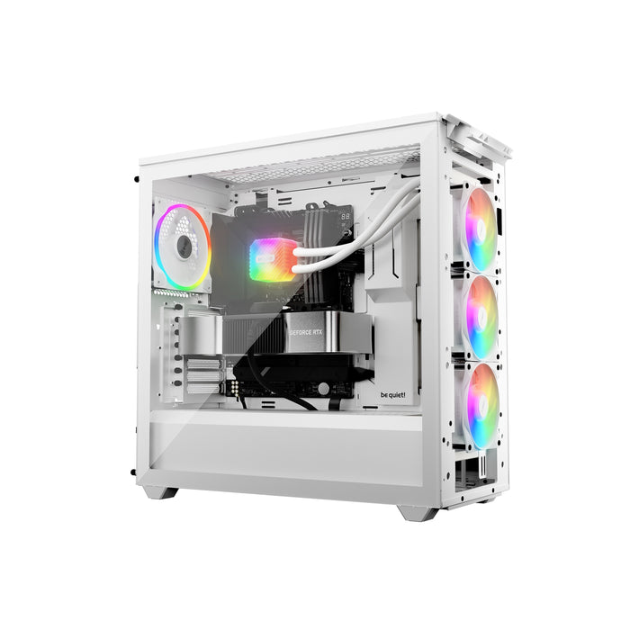 be quiet! Light Loop 360mm AIO CPU Water Cooler, High-Performance ARGB Lighting, Triple 120mm PWM Fans, Ultra-Quiet Operation, Easy Maintenance, Intel/AMD Compatible, White