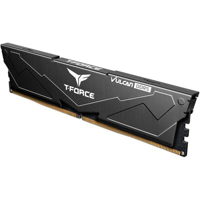 Team T-Force Vulcan FLBD516G5600HC40BDC01 System Memory, 16GB (2 x 8GB) DDR5, 6000MHz, CL38, Black