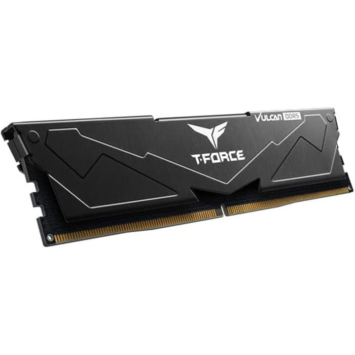 Team T-Force Vulcan FLBD516G5600HC40BDC01 System Memory, 16GB (2 x 8GB) DDR5, 6000MHz, CL38, Black