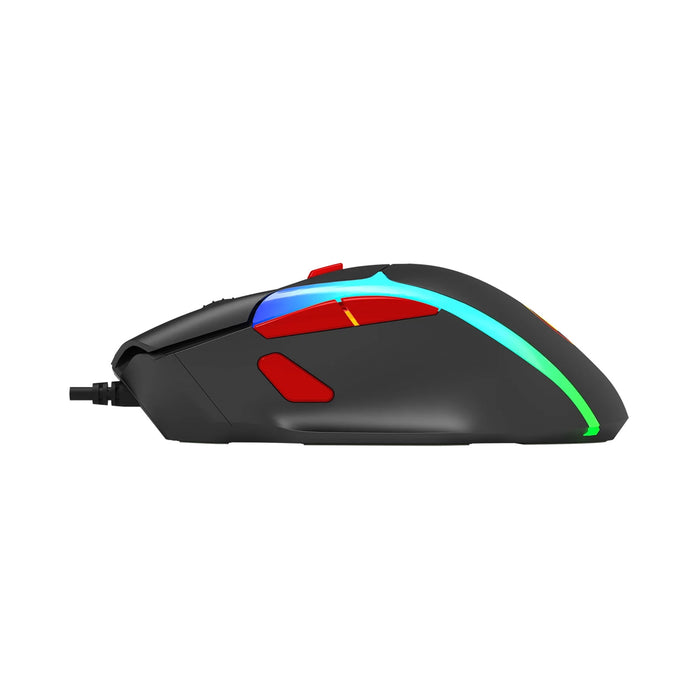 Marvo Scorpion M360 Tepo 70 Gaming Mouse, USB, RGB, Adjustable up to 12800 DPI, Gaming Grade Optical Sensor, RGB with 7 Lighting Modes