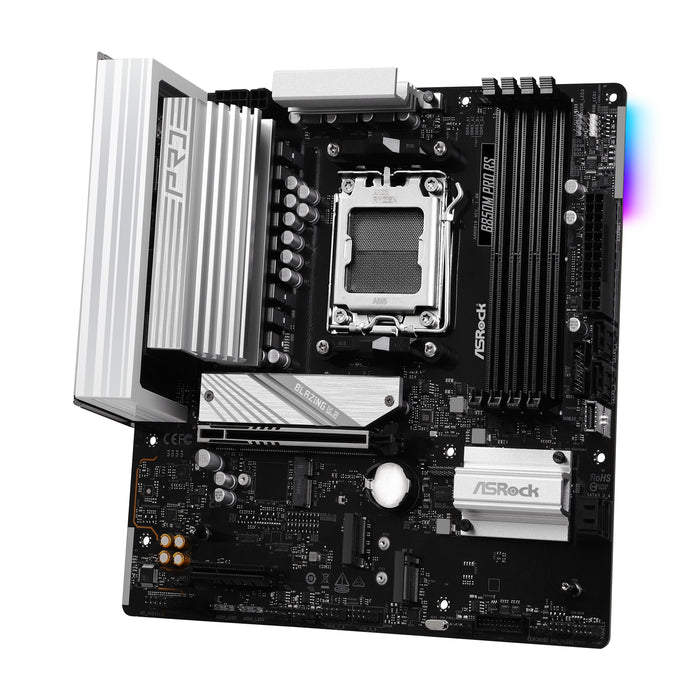 ASRock B850M Pro RS | AM5, DDR5, PCIe 5.0, M.2, USB-C, 2.5GbE, HDMI Motherboard