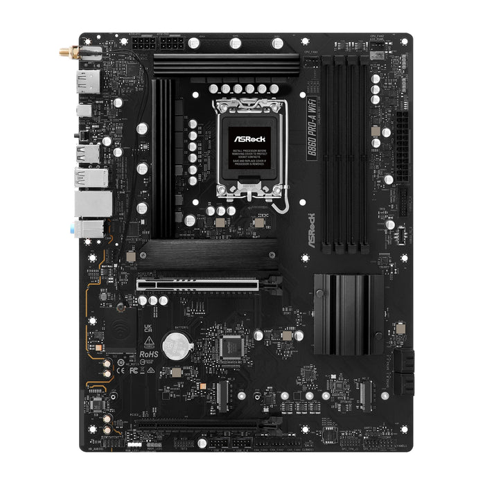 ASRock B860 Pro-A WiFi ATX Motherboard | DDR5, PCIe 5.0, Wi-Fi 6E