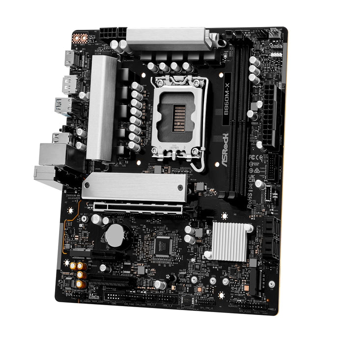 ASRock B860M-X Micro-ATX Motherboard | DDR5, PCIe 5.0, USB-C