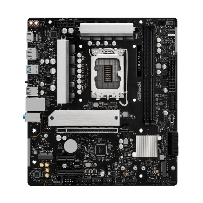 ASRock B860M-X Micro-ATX Motherboard | DDR5, PCIe 5.0, USB-C