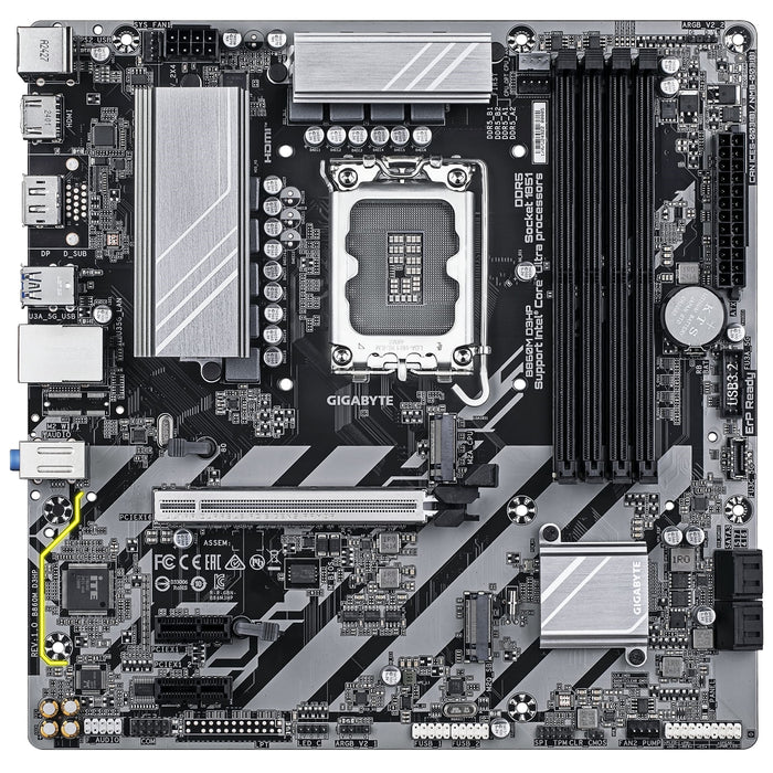 Gigabyte B860M D3HP | Micro-ATX | DDR5 | PCIe 5.0 | M.2 | USB-C