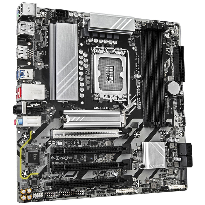 Gigabyte B860M DS3H WIFI6E Micro-ATX Motherboard | DDR5, M.2, Wi-Fi 6E