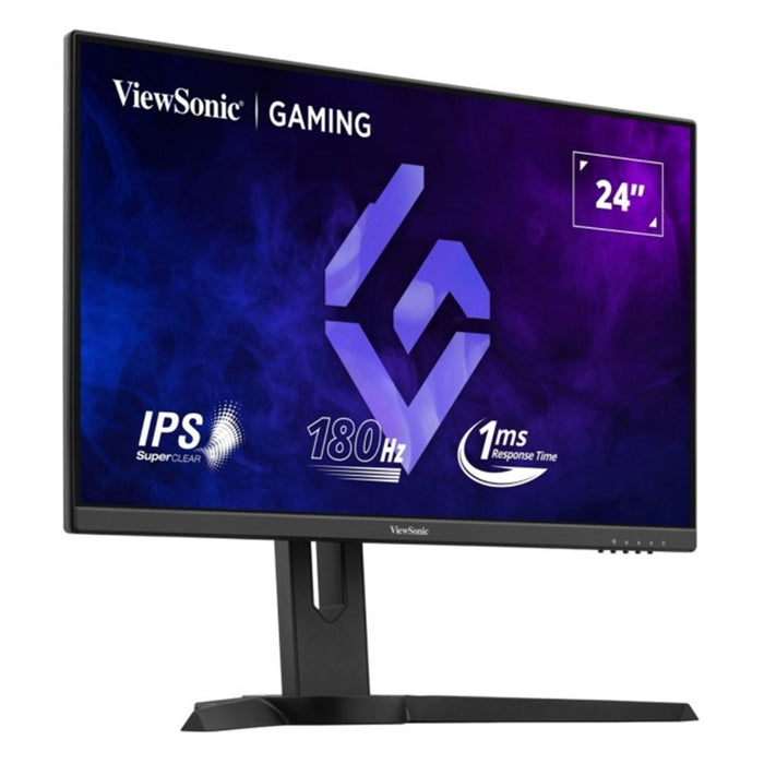 Viewsonic VX2479J-HD-PRO 24 Inch IPS Gaming Monitor, Full HD, 180Hz, 1ms, Freesync, HDMI, Display Port, Height Adjust, Pivot, Swivel, VESA