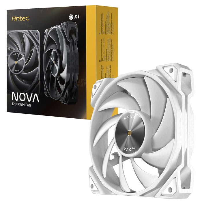 Antec NOVA 120 PWM Fan White | High-Performance Quiet Cooling