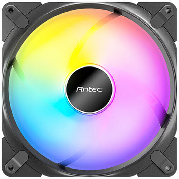 Antec Tranquil 140 ARGB PWM Case Fan - Fluid Dynamic Bearing, 450-1500 RPM, Black