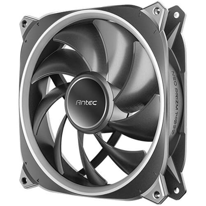 Antec Neo Prizm T3 140 ARGB PWM Case Fan, 3 Pack, Hydro Bearing, 600-1500 RPM, Black