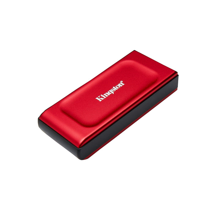 Kingston XS1000 Red 2TB Portable External SSD, Read 1050MB/s, Write 1000MB/s, USB 3.2 Gen 2, 5 Year Warranty