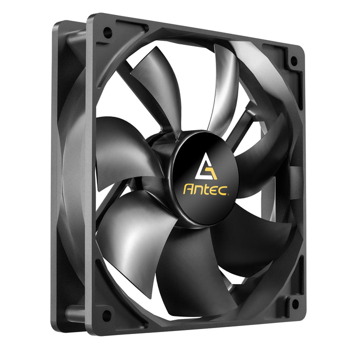 Antec N12 120mm Case Fan, 3 Pack, Hydraulic Bearing, 1200 RPM, Black