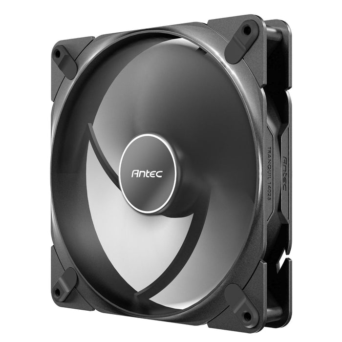 Antec Tranquil 140 ARGB PWM Case Fan - Fluid Dynamic Bearing, 450-1500 RPM, Black