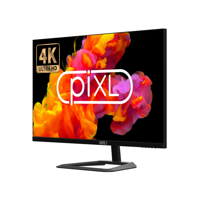 piXL CM32F44K 32 Inch 4K Monitor, Widescreen IPS LCD Panel, 3840 x 2160, 5ms Response Time, 60Hz Refresh, Display Port / HDMI, VESA Wall Mount, Black Finish, 3 Year Warranty