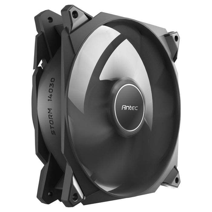 Antec Storm T3 140mm PWM Case Fan, 3 Pack, Fluid Dynamic Bearing, 600-1500 RPM, Black