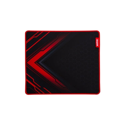 Marvo G49 Gaming Mouse Pad, Large 450x400x3mm, Soft Microfiber Surface for speed and control with Non-Slip Rubber Base and Stitched Edges, Black and Red - IT Supplies Ltd