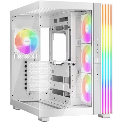 be-quiet! Light Base 600 LX, White, Midi-Tower ATX Case, Massive ARGB LED Strip, Full Windowed Design, 4x Light Wings LX 120mm PWM fans included - IT Supplies Ltd