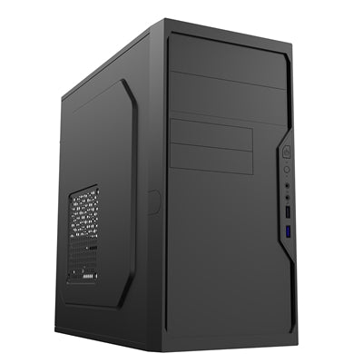 CiT Work Micro-ATX PC Case with USB 3.0, HD Audio, and Efficient Cooling Compact Steel Design for Home and Office Builds - IT Supplies Ltd