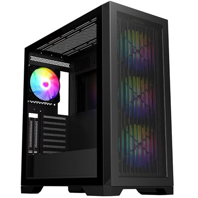 CRONUS Phanes Gaming PC Case, Mid Tower with Tempered Glass, ARGB Lighting, Enhanced Connectivity, and Superior Airflow, ATX, Micro ATX, Mini-ITX, and E-ATX - IT Supplies Ltd