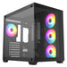 CRONUS Pallas Case, Gaming, Black, Mid Tower, 1 x USB 3.0 / 2 x USB 2.0, Tempered Glass Front & Side Window Panels, Addressable RGB LED Fans, ATX, Micro ATX, Mini-ITX - IT Supplies Ltd