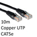 RJ45 (M) to RJ45 (M) CAT5e Black OEM Moulded Boot Copper UTP Network Cable 10m - IT Supplies Ltd