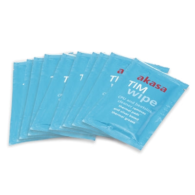 Akasa Pack of 10 Thermal Interface Material (TIM) Cleaning Wipes - IT Supplies Ltd